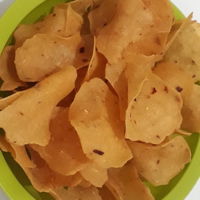 

Keripik Ubi Manis Pedas (Belum Goreng)
