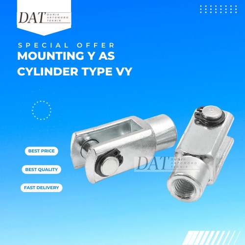 VY 40 Mounting Y As Cylinder Kotak SC / MAL / MA Drat M12 x 1.25