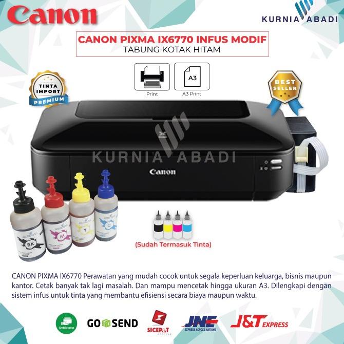 Printer Canon Pixma Ix6770 Print Only A3 Infus Tabung Kotak Budiherwasto98