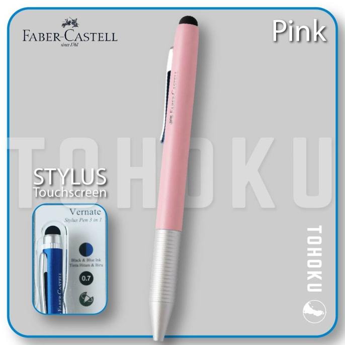 

><><><] Pulpen / Bolpen Stylus Faber Castell Vernate 2 in 1 0.7mm
