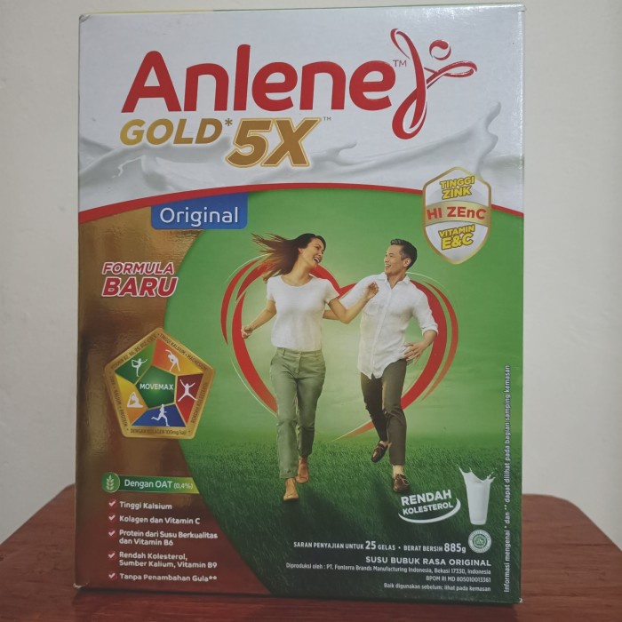 

Anlene Gold Plus 5X Chocolate / Cokelat 900 Gr