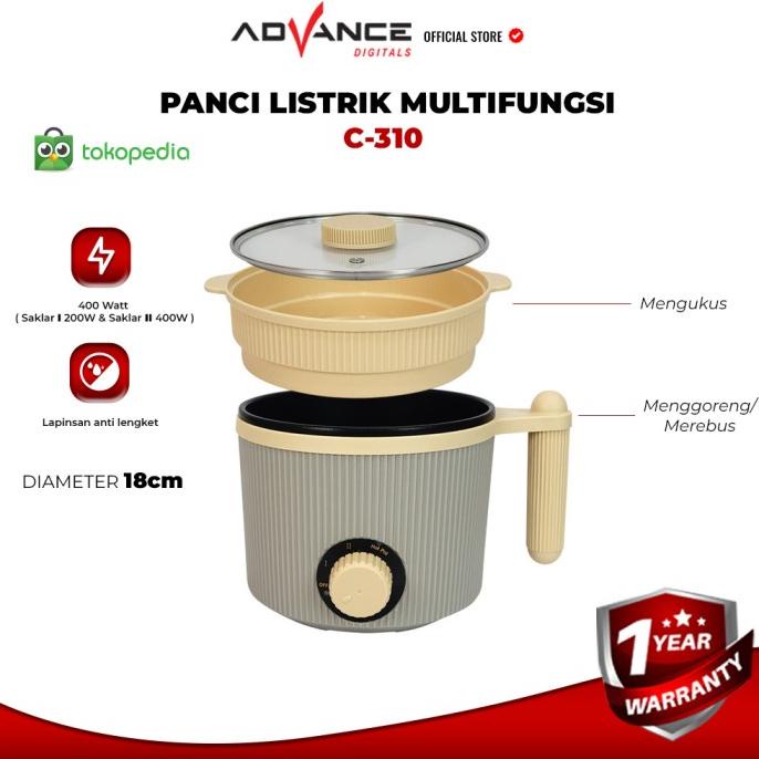 Advance C-310 Panci Listrik Elektrik Multifungsi Warmer Steamer Cooker