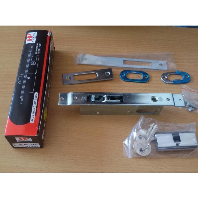 =+=+=+] Kunci Pintu Alumunium Geser HAMPTON KC HPT 5423 (SLIDING) + SILINDER
