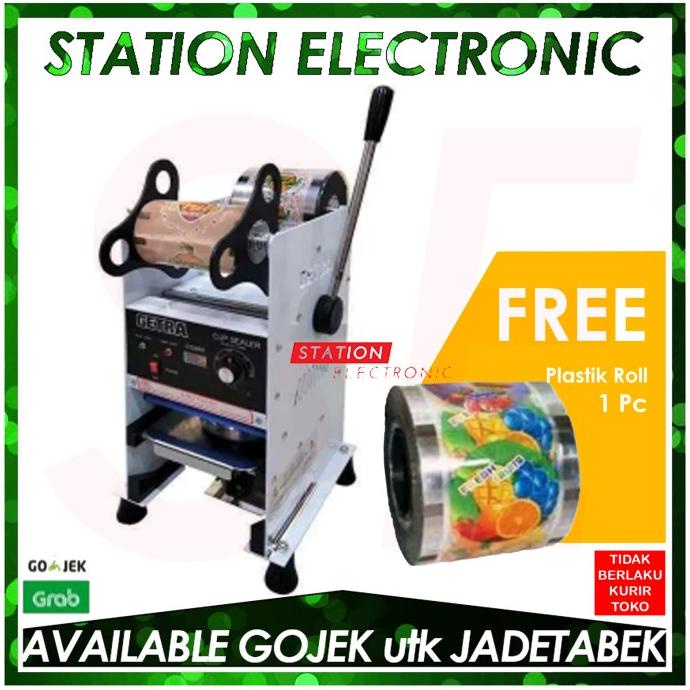 Getra ET-D8S Manual Cup Sealer with Counter