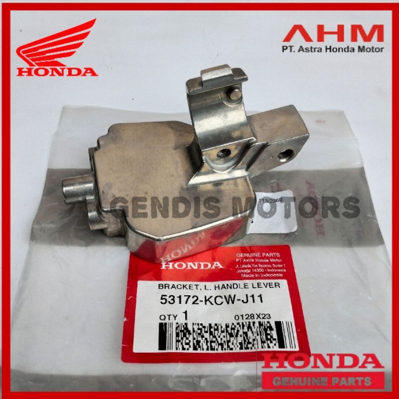 Bracket L handle lever dudukan handel rem kiri CBS Vario 110 tekno Vario 125 fi techno ORI AHM