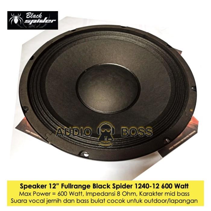 Speaker Full Range 12 Inch Black Spider 1240 - 12 Mid Bass 1240 12In