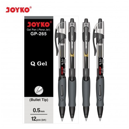 

Miliki Sekarang [ LUSIN ] Pulpen Gel / Gel Pen Joyko GP-265 Q Gel 0.5 mm 81