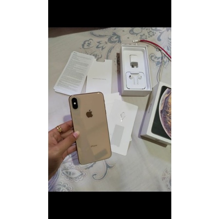 iphone xs max 256gb gold fullset