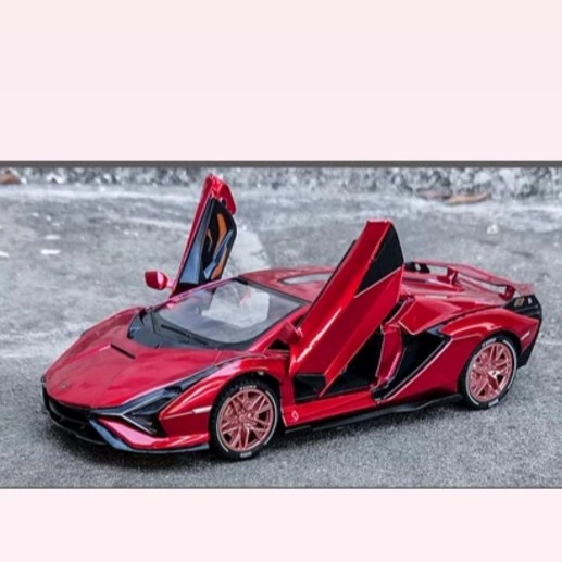 Terlaris Miniatur Diecast Mobil Lamborghini Sian 1:24