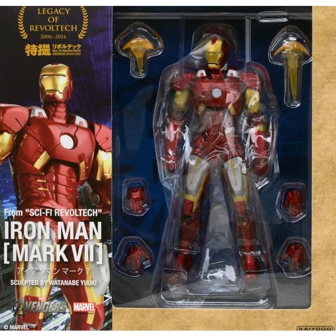 Legacy of Revoltech Iron Man Mk VII Kaiyodo