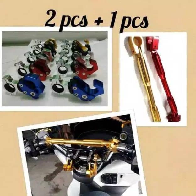 Onderdil Paket Stabilizer Stang Dan Cantolan Barang Honda Pcx 150 Dan  New Pcx 160 Motor Original