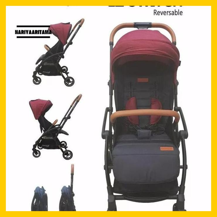 Stroller Kereta Bayi BabyElle Ez Switch Bisa Hadap Depan Belakang nariyaaritama