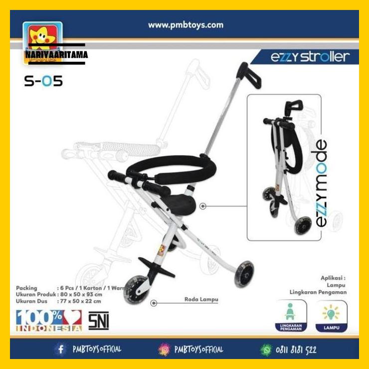 Magic Stroller PMB Roda 3 / Stroller Balita / Kereta Dorong Bayi nariyaaritama