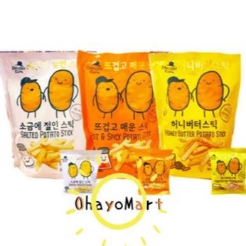 

←➲❊✩ Master Kim potato snack - Salted - Spicy - Honey butter/ potato chips/ french fries 80grm Terlaris