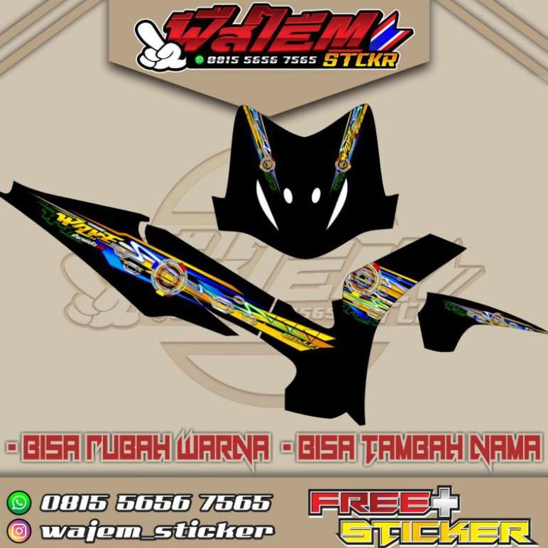 Variasi Striping Transparan Absolute Revo 2009 Motor Resmi