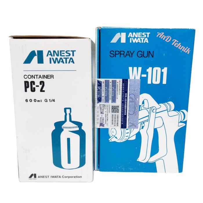 ANEST IWATA Spray Gun W-101-132S Made In Japan
