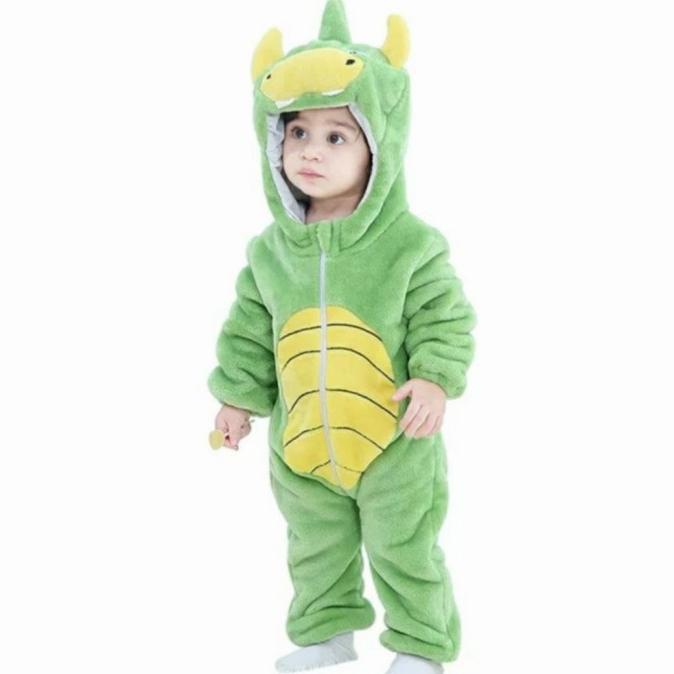 kostum dinosaurus bayi onesie dinosaurus anak costume dinosaurus