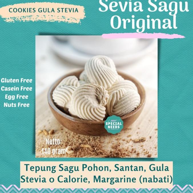 

Kue Sevia Sagu Original -Gluten Free, Egg Free - Diet Special Needs