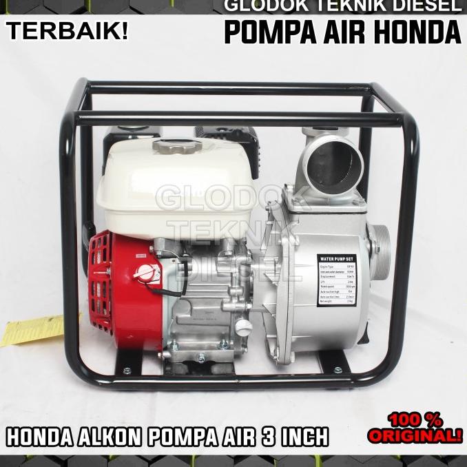 Mesin Pompa Air Sawah Irigasi Alkon Water Pump Honda Gx 160 3 Inch 3"