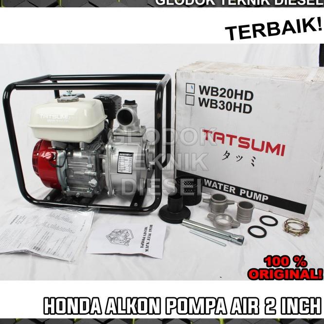 Mesin Pompa Air Sawah Irigasi Alkon Water Pump Honda Gx 160 2 Inch 2"