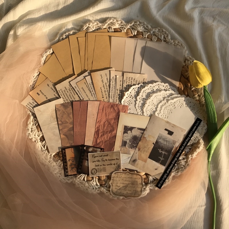 

LNI READY STOCK (TERMURAH) JOURNAL KIT VINTAGE JURNAL KIT JOURNAL BUJO PENPAL DEKORASI DIARY