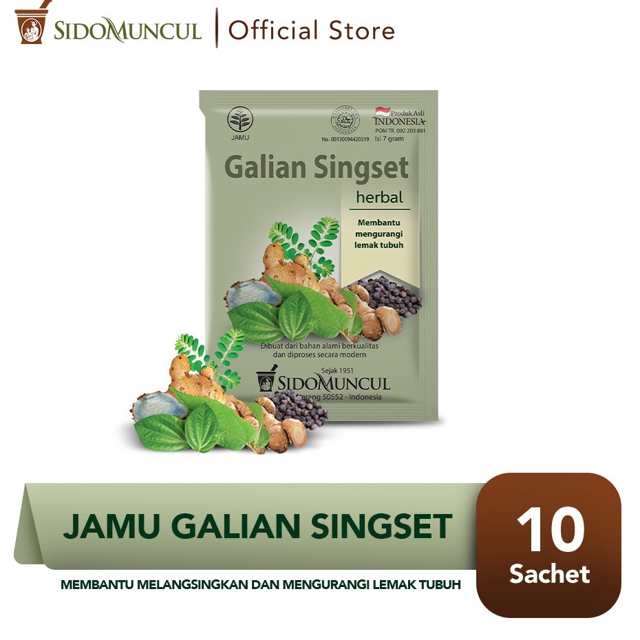 

Best Seller Sido Muncul Jamu Galian Singset 10's - Mengurangi Lemak Tubuh Ready Stock