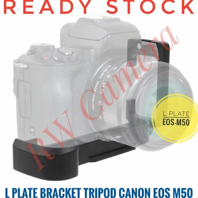 L Plate Canon Eos M50 Eos-M50 Plat Hand Grip Vertikal Tripod Lplate