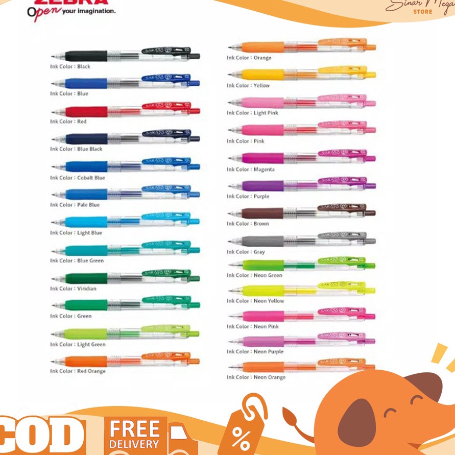 

MPRC5015 Jangan Sampai Kehabisan!!! Zebra Sarasa Clip Gel Pen 0,5mm / Pulpen Gel Sarasa Clip Zebra 0,5 / Pulpen Ballpoint Gel Pulpen Sarasa 0,5mm
