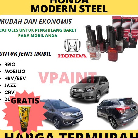 ✽ CAT OLES PENGHILANG BARET MOBIL ABU ABU MODERN STEEL BRIO,MOBILIO,JAZZ,BRV,HRV DLL..TERMURAH