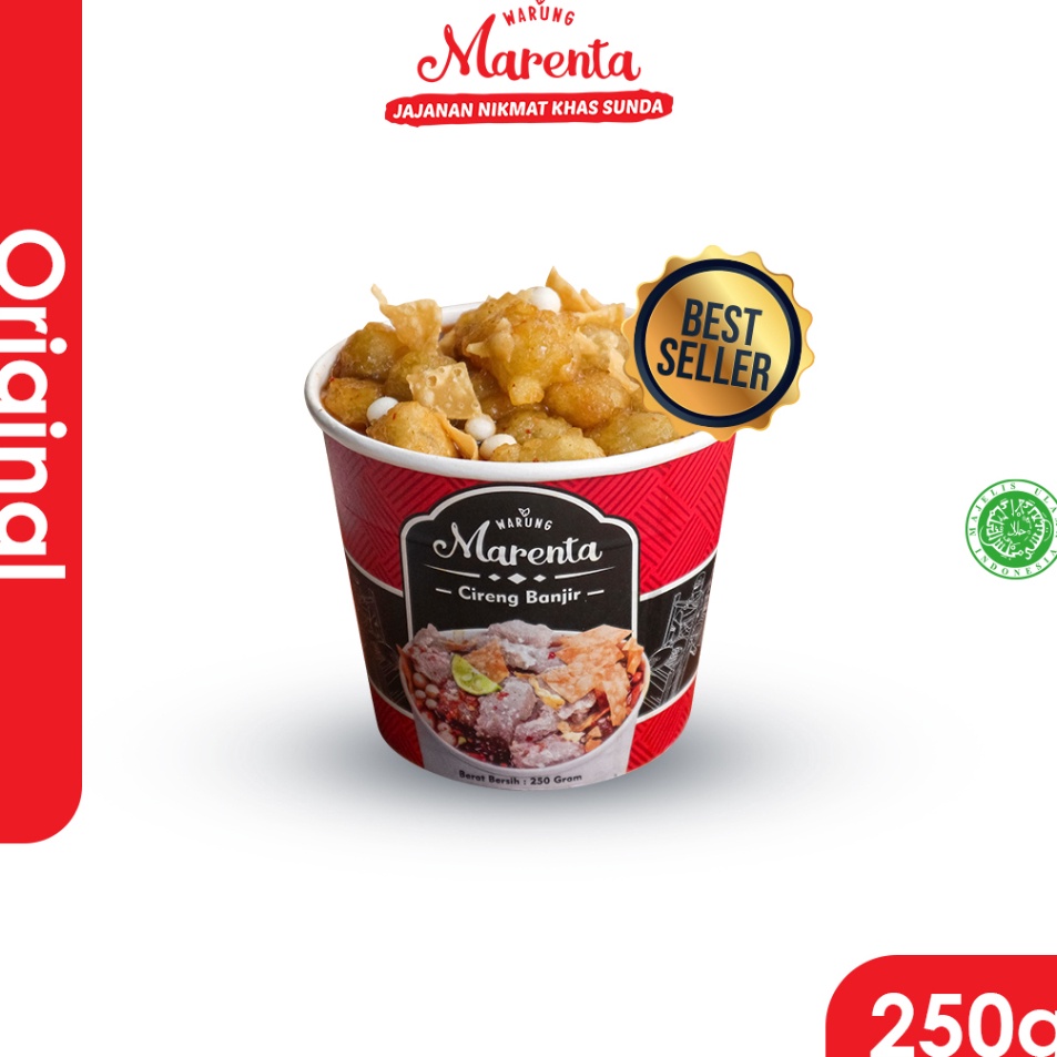 

✨ 7.7 Marenta Cireng Banjir Original Pedas [ 250 g]