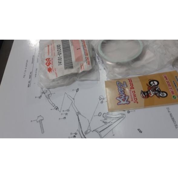 paking knalpot original Suzuki TS125 paking knalpot TS125