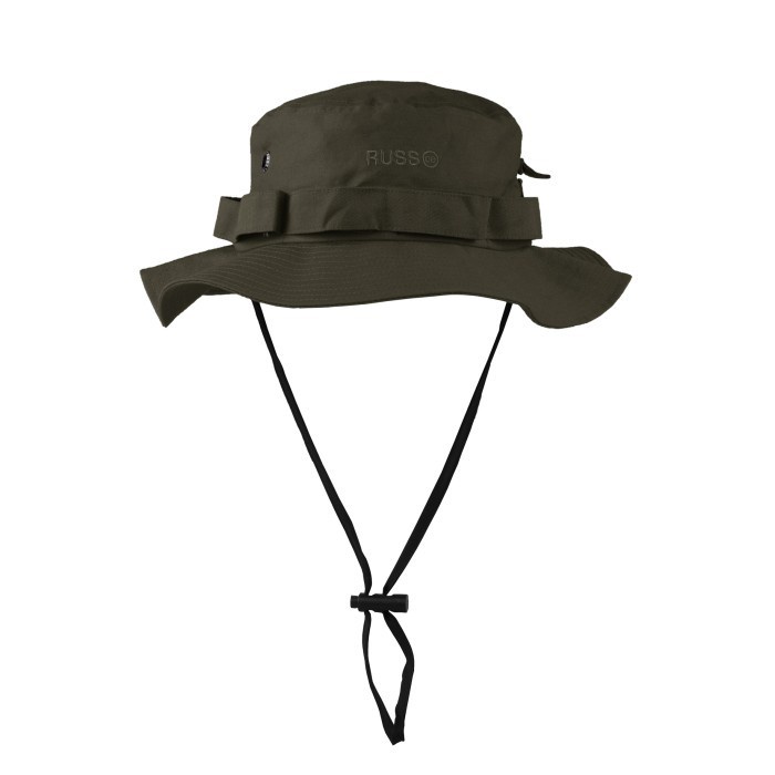 LEA RUSS HAT/CAP TOPI PRIA SAFARI SHOOTERS OLIVE EQ4