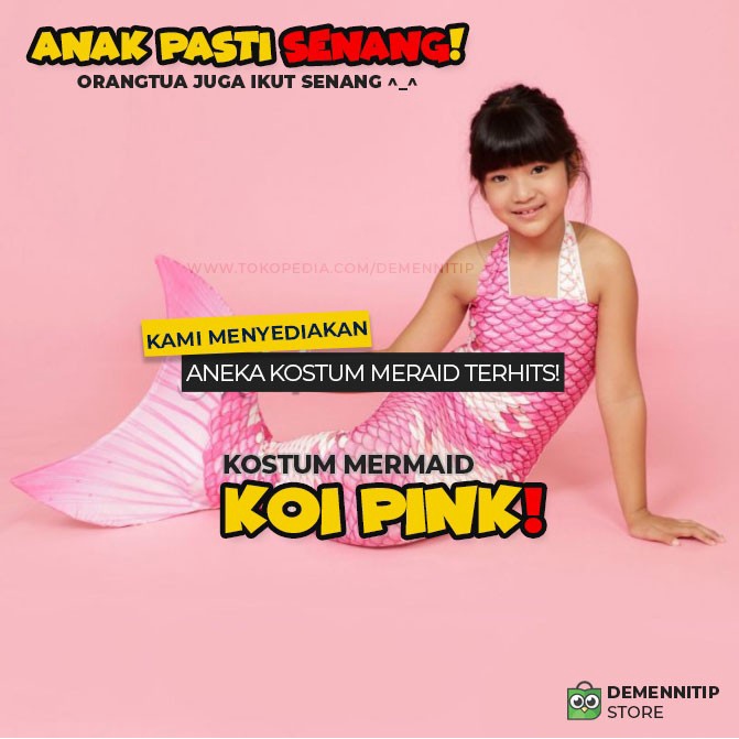 Kostum Mermaid Nemo Kostum Putri Duyung Anak Baju Renang Anak Terlaris