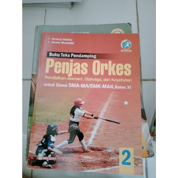 Buku Penjas Orkes PJOK kelas 11 SMA