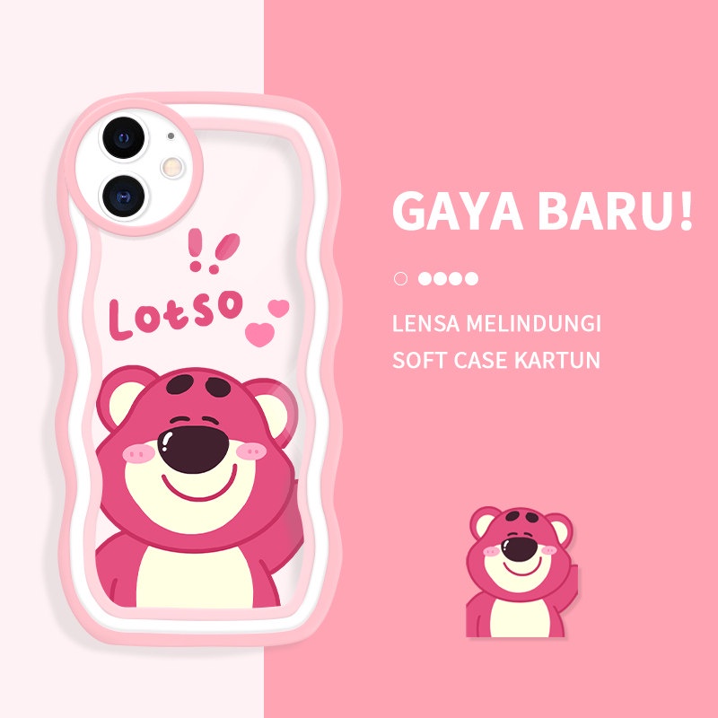 Casing Ponsel untuk iPhone 11 12 Pro MAX XR X XS MAX 12 Mini Case Kartun Lucu Beruntung Berwarna war