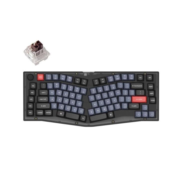 Keychron V10 (Alice Layout) QMK Fully Assembled Knob - Frosted Black