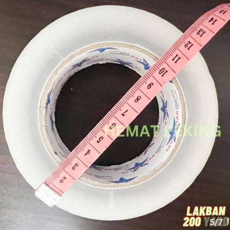 

>D2289) ⭐⭐⭐⭐⭐ Lakban Isolasi Bening Cokelat 200 yard