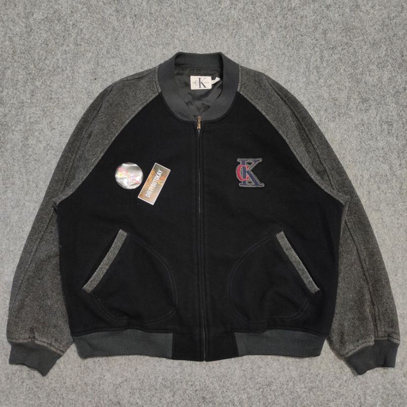 Vintage Calvin Klein 2tone Bomber Jacket