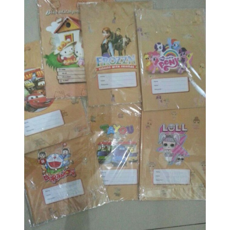 

✻Paling Popular✮➷ GHIU9 Sampul buku coklat karakter ukuran quarto R82 ❄Best