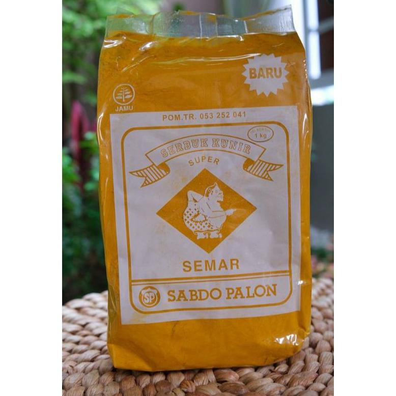 

Terbaik! Serbuk / Bubuk Kunir Super Murni Cap Semar - Sabdo Palon ( Isi 1 kg )
