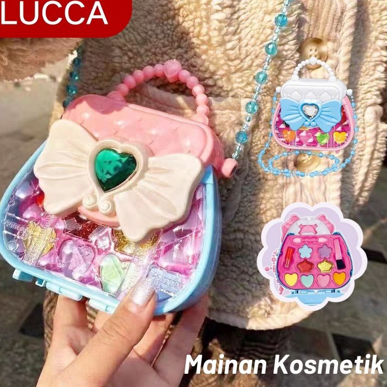 Langsung Kirim.. Lucca Make Up Anak Anak Mainan Beauty Tas Mekap Anak Set