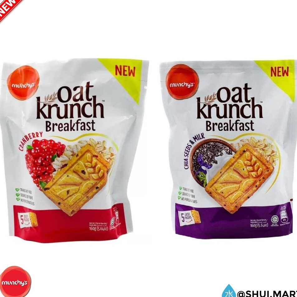 

Grosir MUNCHYS MUNCHY'S OAT KRUNCH BREAKFAST CRANBERRY / CHIA SEEDS & MILK Paling Popular