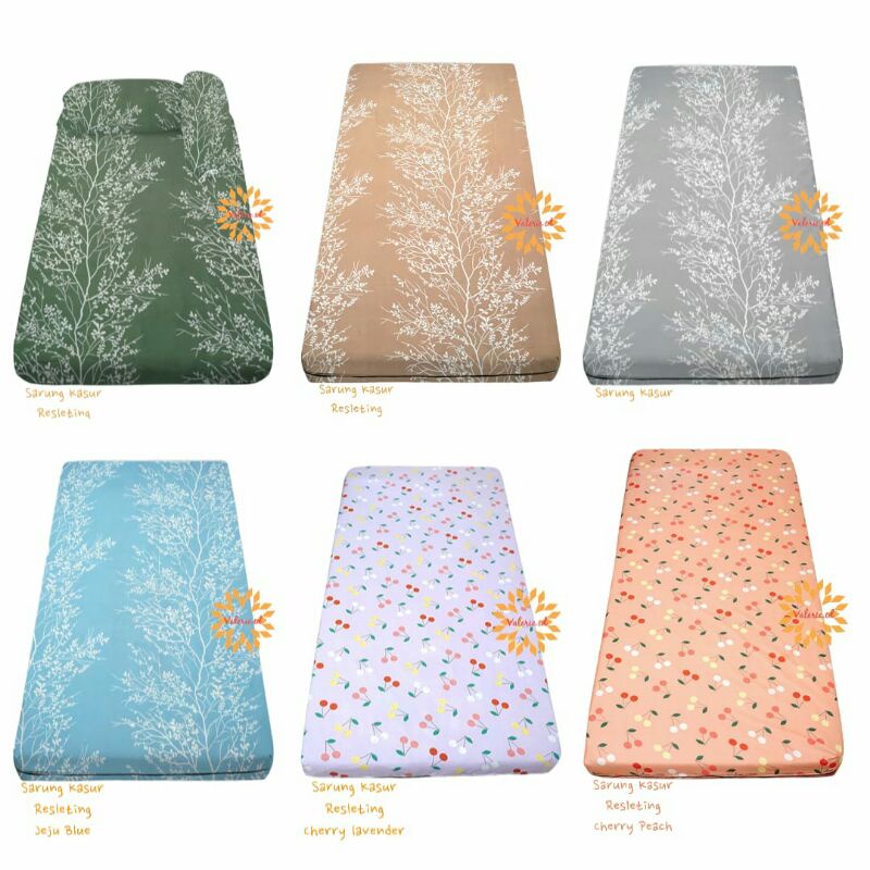 Sarung Kasur Busa No. 4 - sarung kasur resleting single 90x200