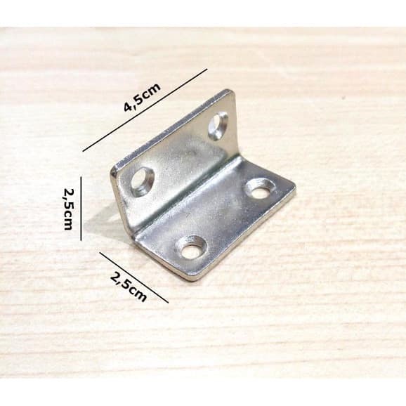 Siku L 4 x 2 x 2 Cm Besi / Siku Penyangga