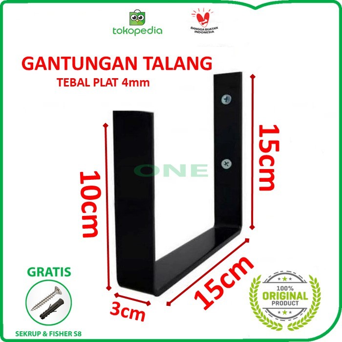 Gantungan Talang Air / Bracket Talang Air / Penahan Talang