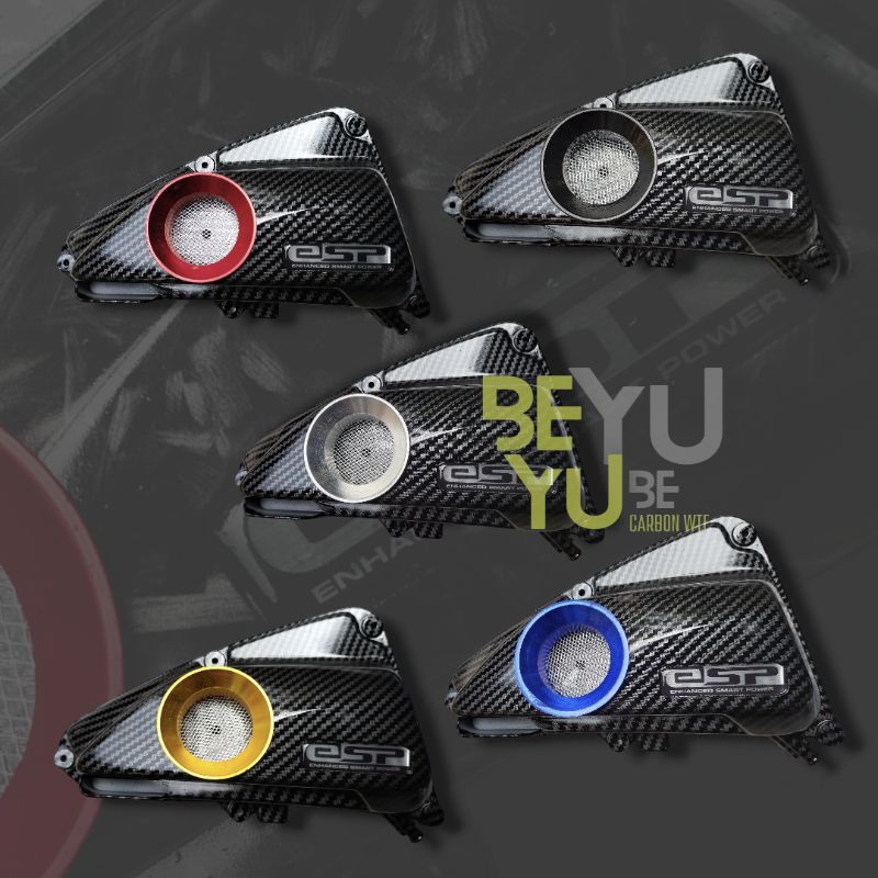 Terlaris cover filter carbon veloscope Honda beat all new series//beat deluxe//beat street//scoopy//