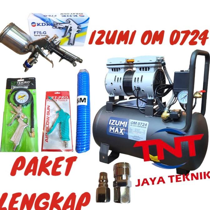 MESIN KOMPRESOR ANGIN OILLES IZUMI MAX OM 0724 IZUMI MAX OM0724