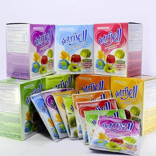 

❋Super Promo CCEZ7 Nutrijell Jelly Powder Ekonomis 1 Box Isi 12 Pcs All Varian Buah N66 ✣Terlaris