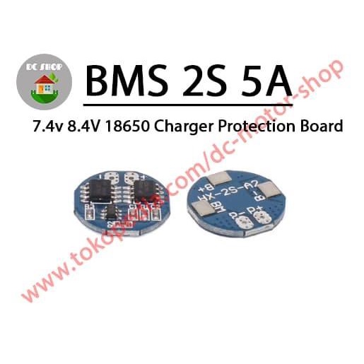Lithium Battery 18650 BMS 2S 5A Charger BMS Protection Board li-ion