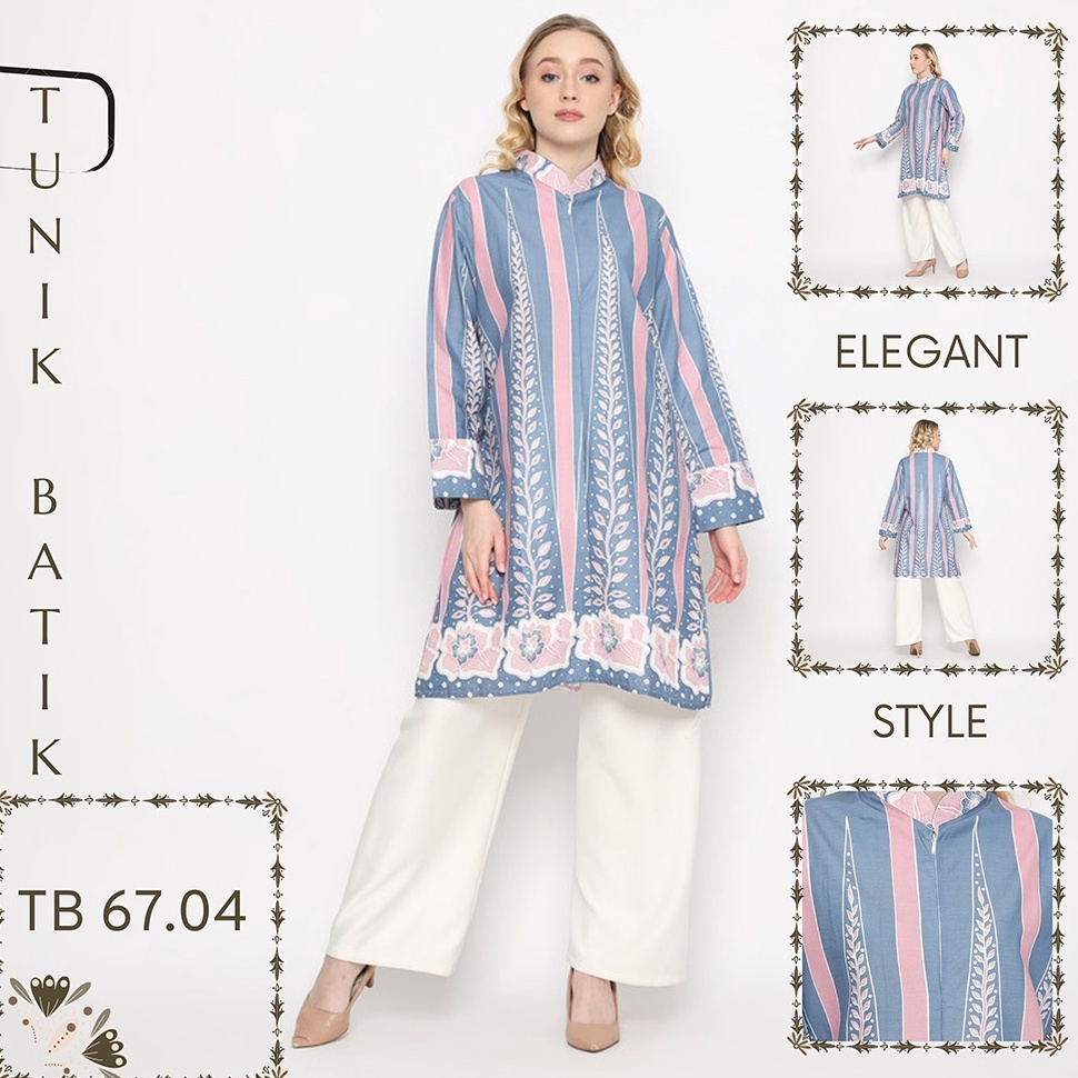 SALE. Cardigan Tunik Batik Wanita Modern Dress Batik Wanita